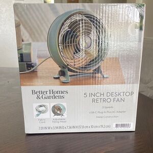 Better Homes And Gardens Mint Green Retro Fan
